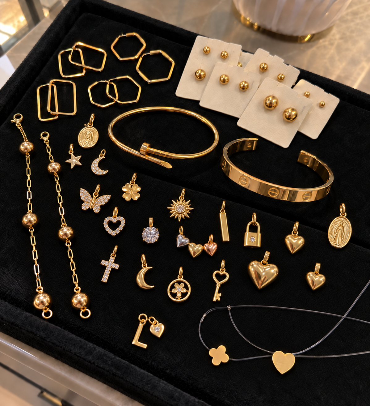 Mix de joias em Ouro 18K